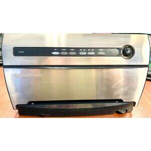 FoodSaver V3835 Food vacuum Sealer Upright black & Stainless Steel - Works, Used